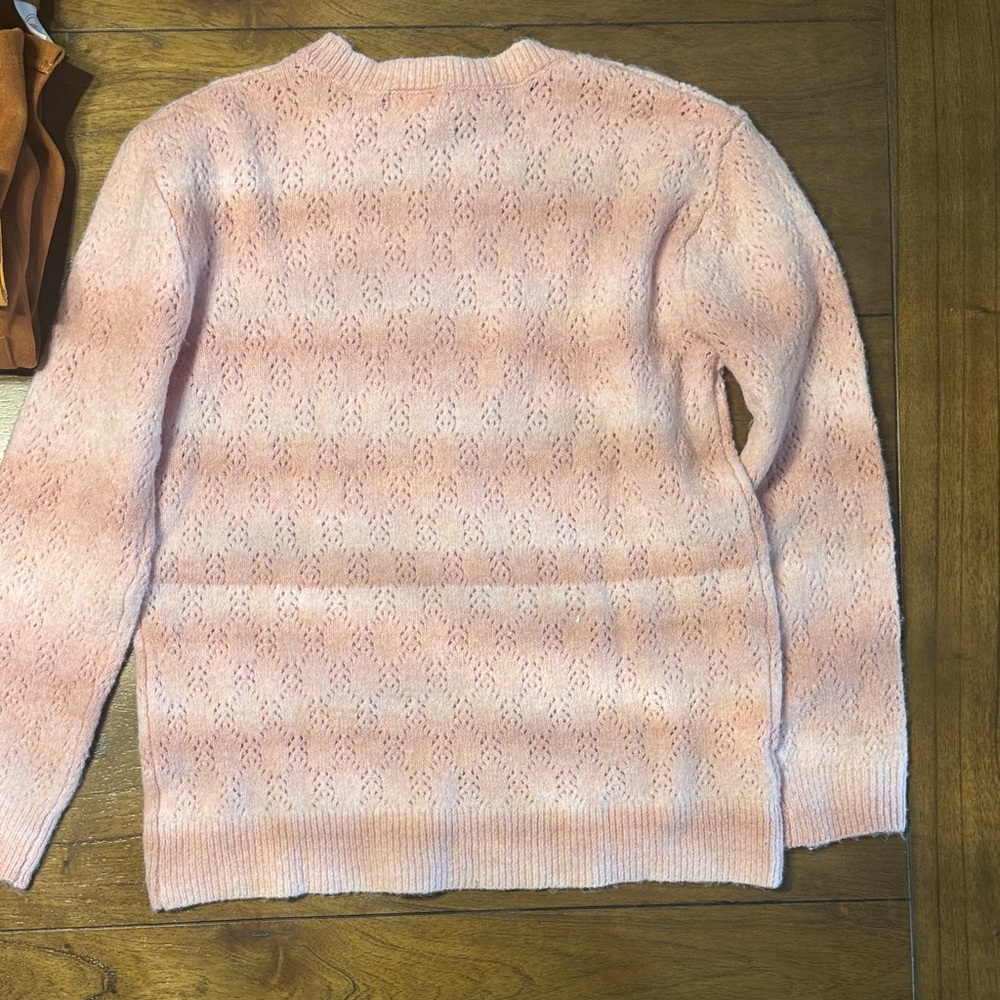 Girls set of long sleeve top, knit sweater and jacket, Size 14 - Picture 9 of 9